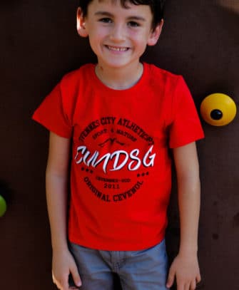 t shirt enfant rouge